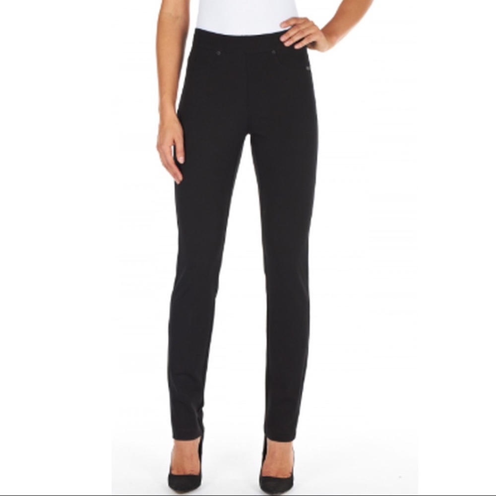 NWT FDJ Dark Navy Grid Pull On Jeggings